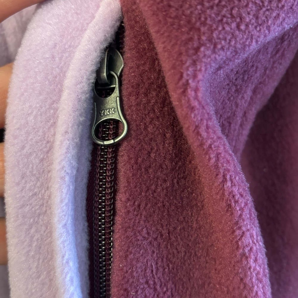 Columbia Lavender and Maroon Fleece Jacket - Picture 9 of 11